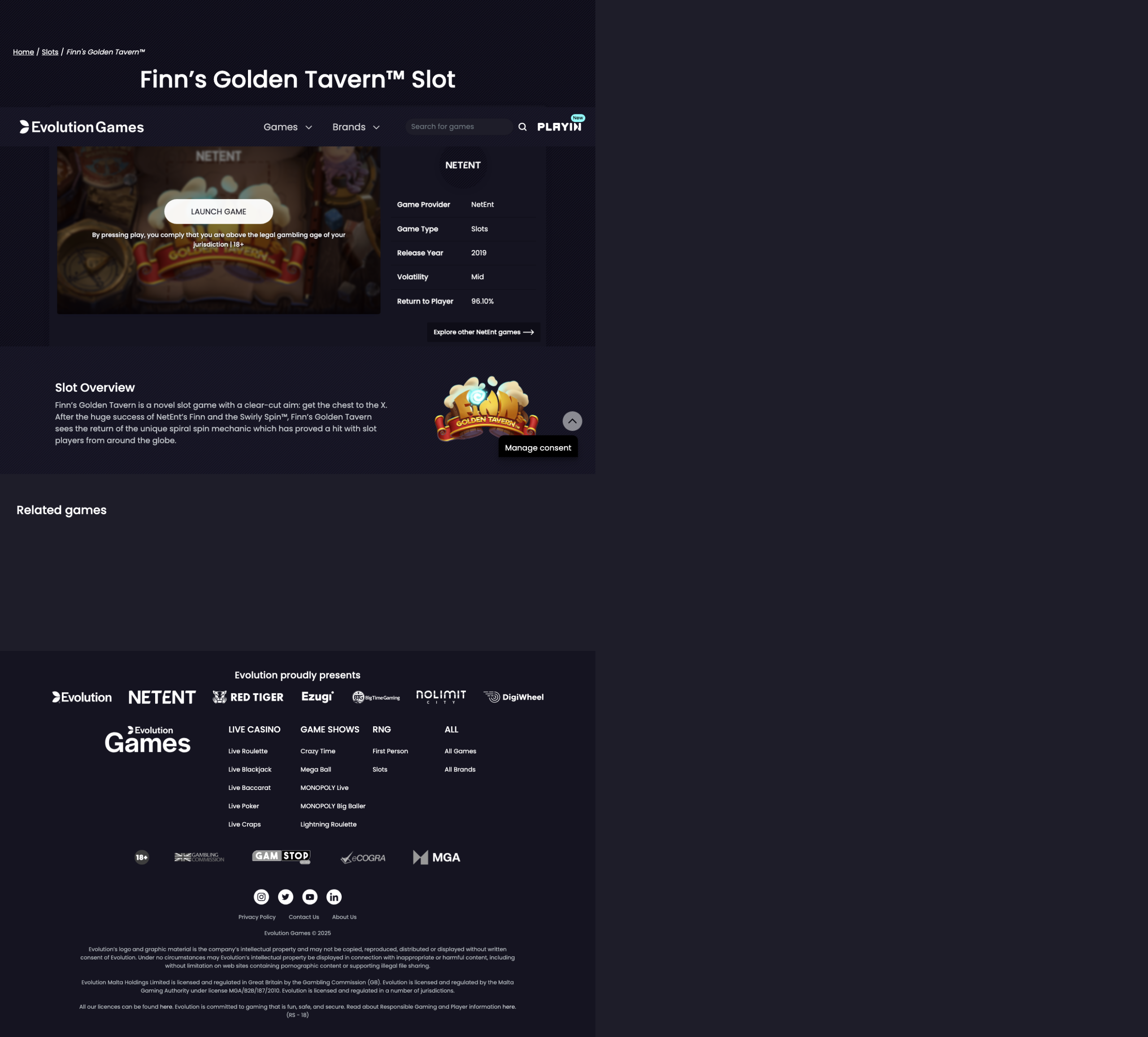Game demo loaded and ready for play