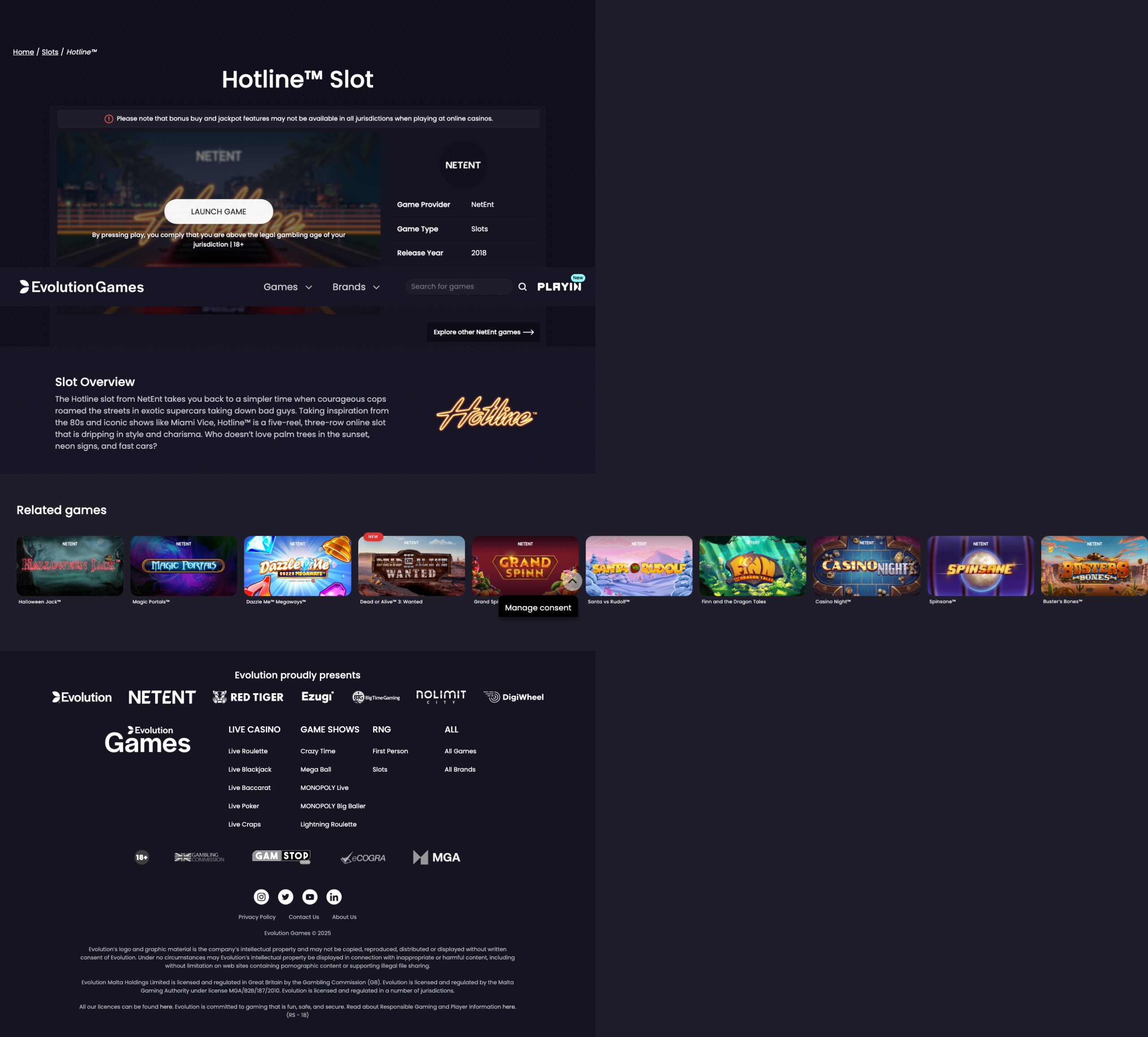 Game demo loaded and ready for play