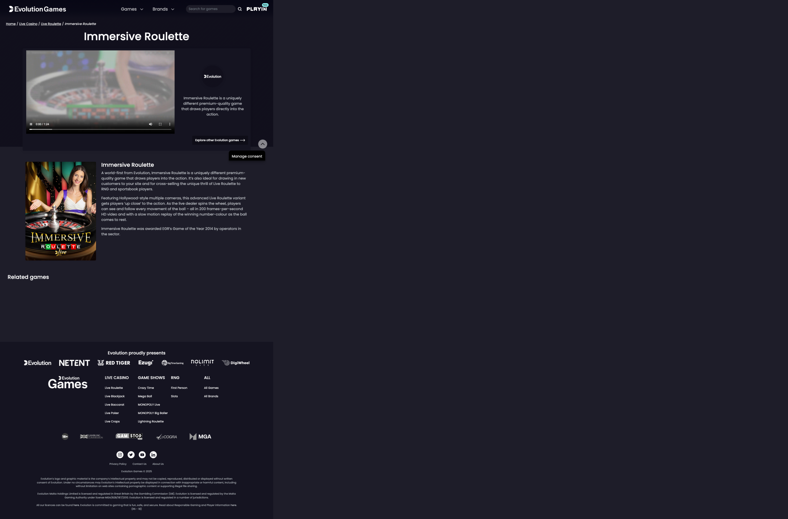 Game demo loaded and ready for play