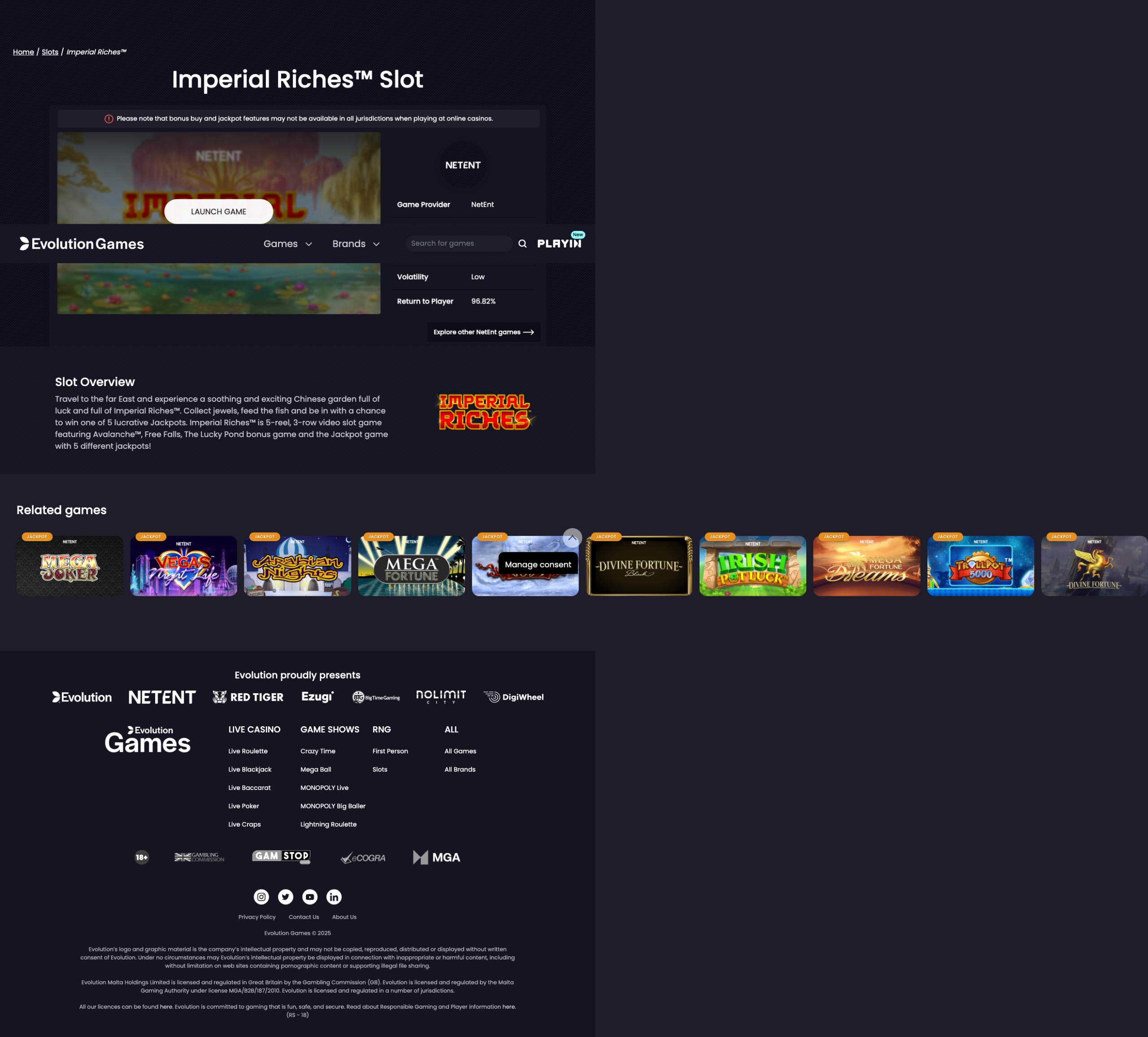Game demo loaded and ready for play