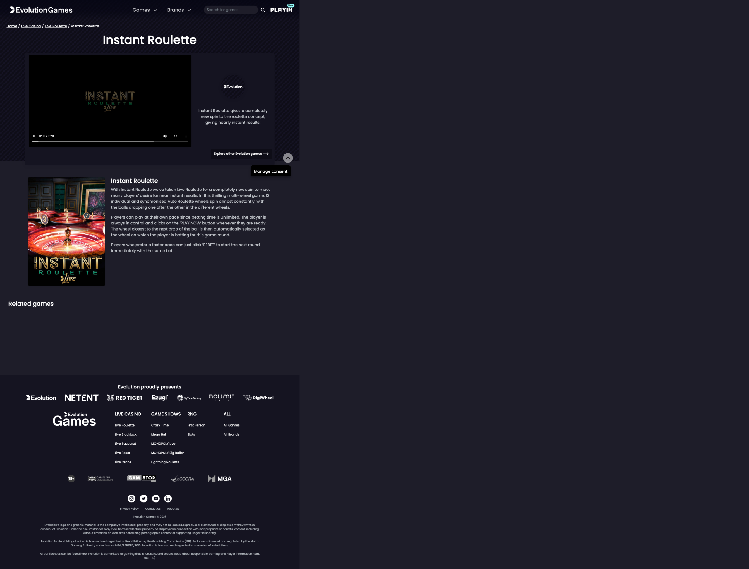 Game demo loaded and ready for play