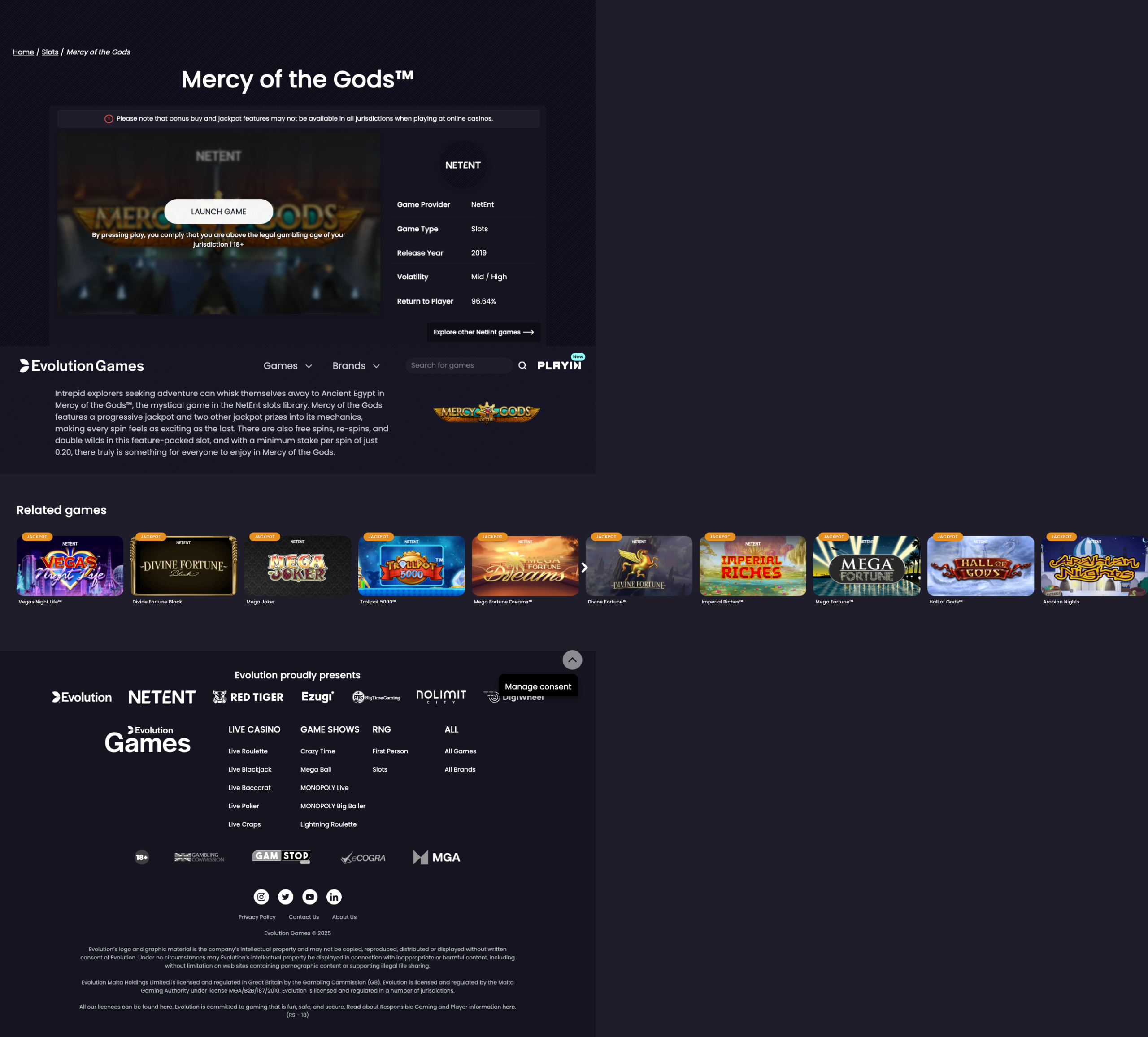Game demo loaded and ready for play