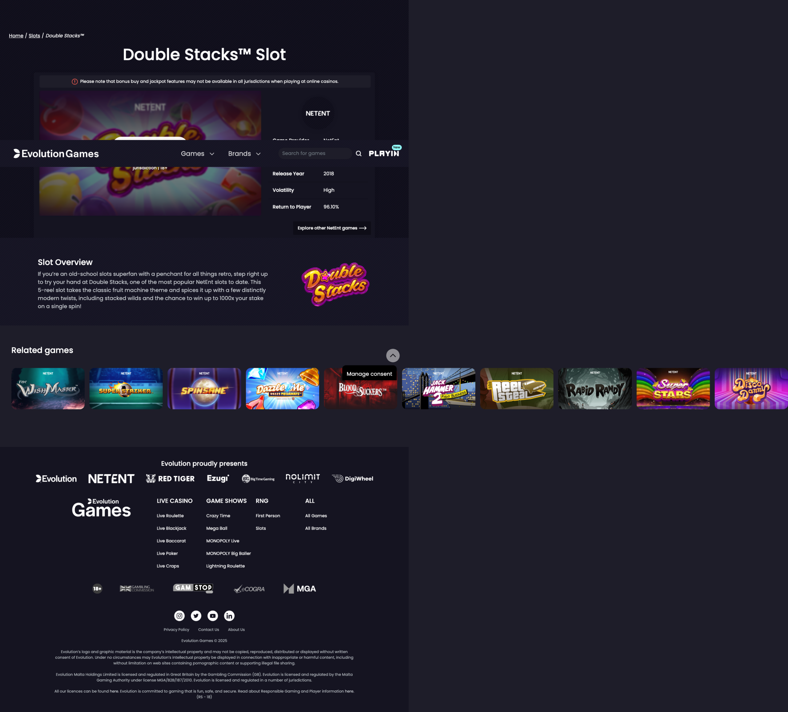 Game demo loaded and ready for play
