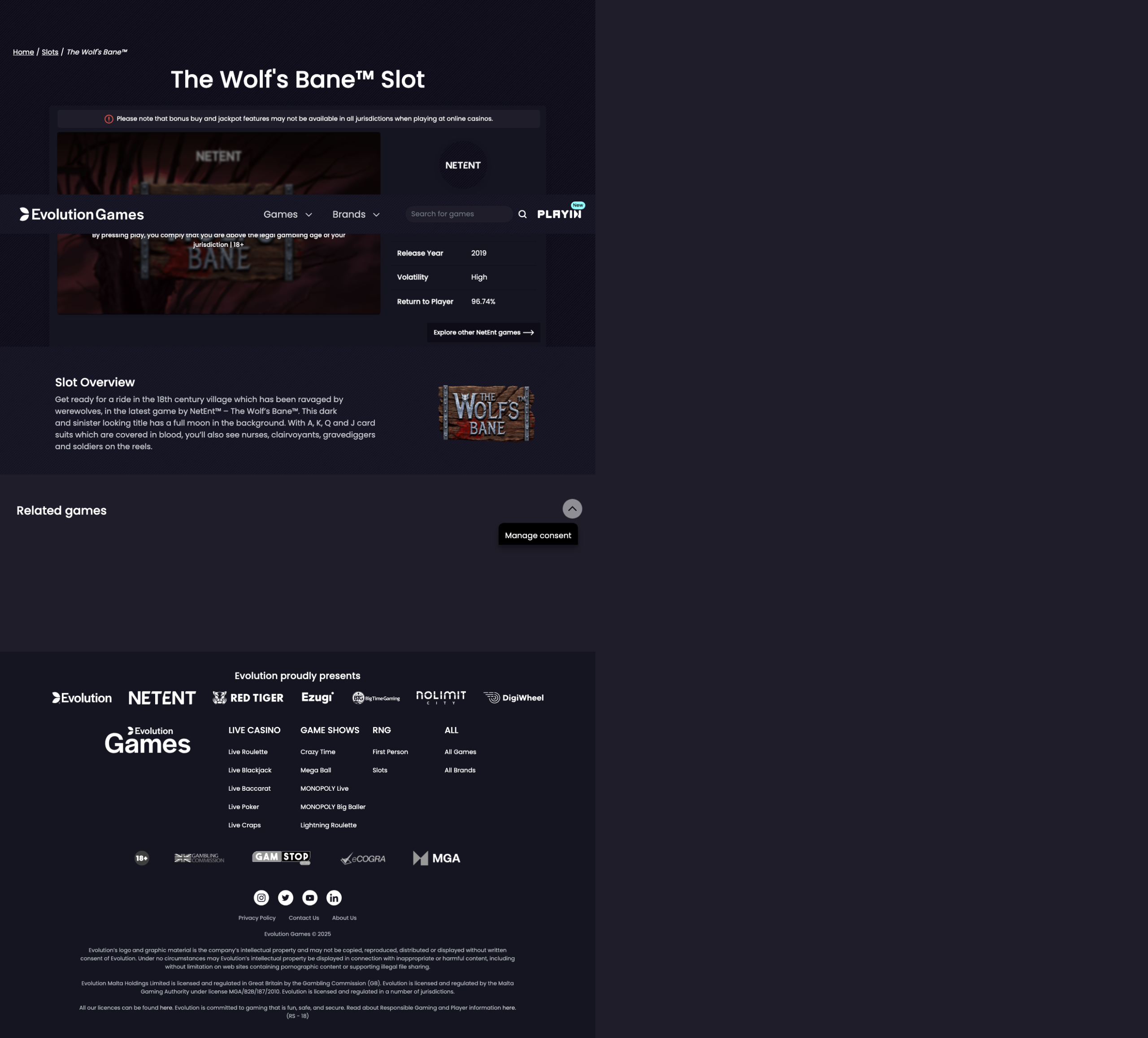 Game demo loaded and ready for play