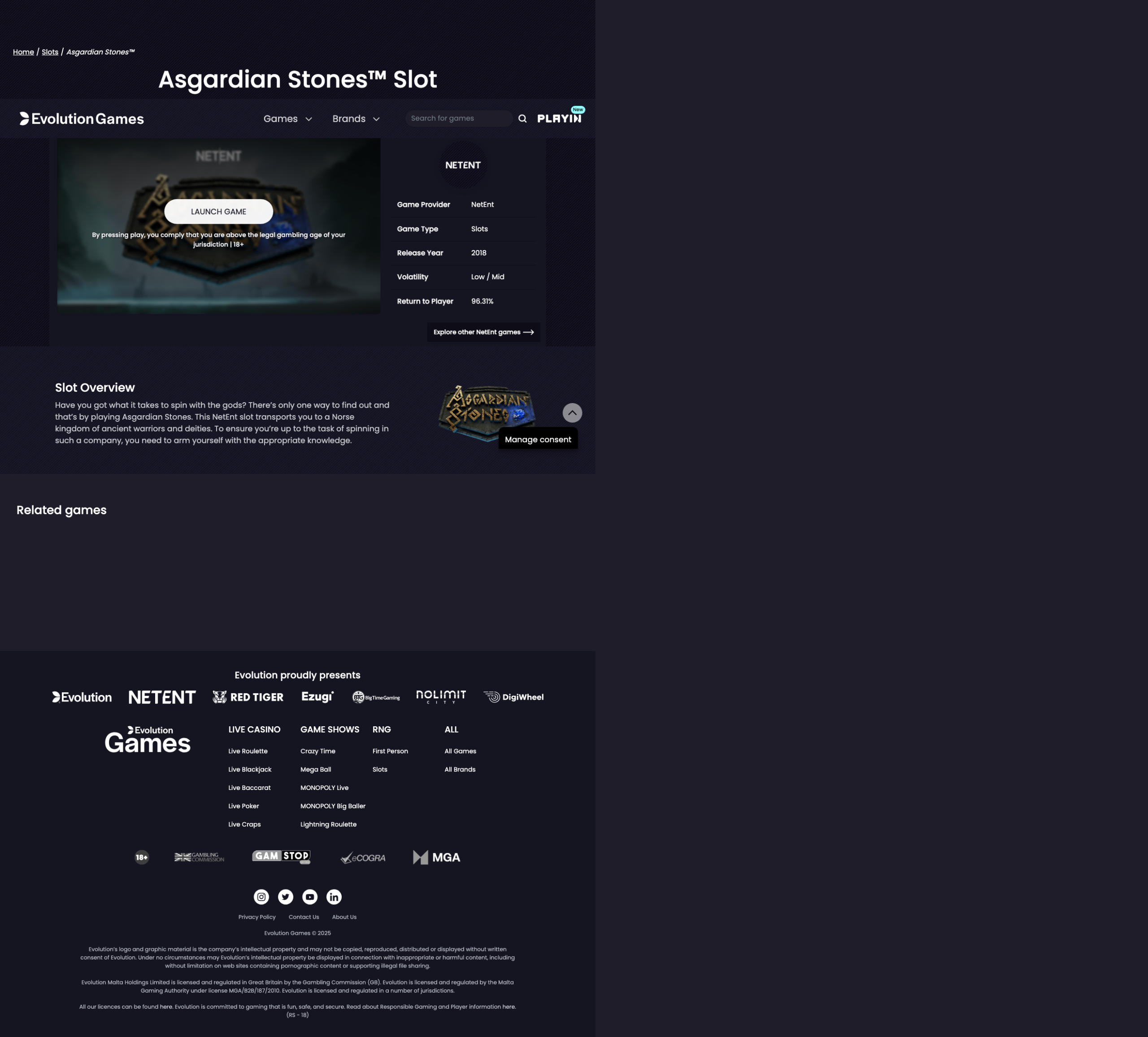 Game demo loaded and ready for play