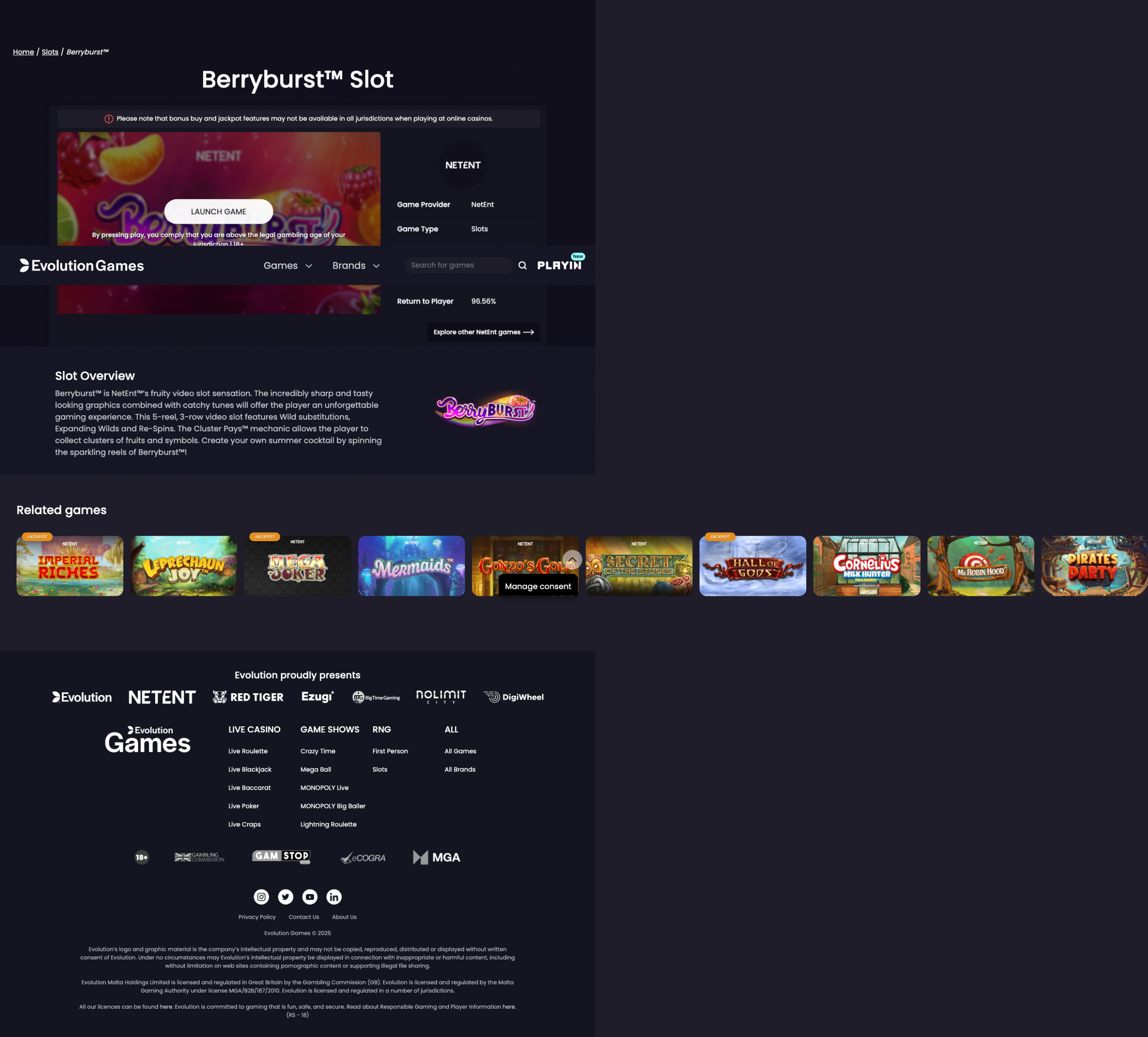 Game demo loaded and ready for play