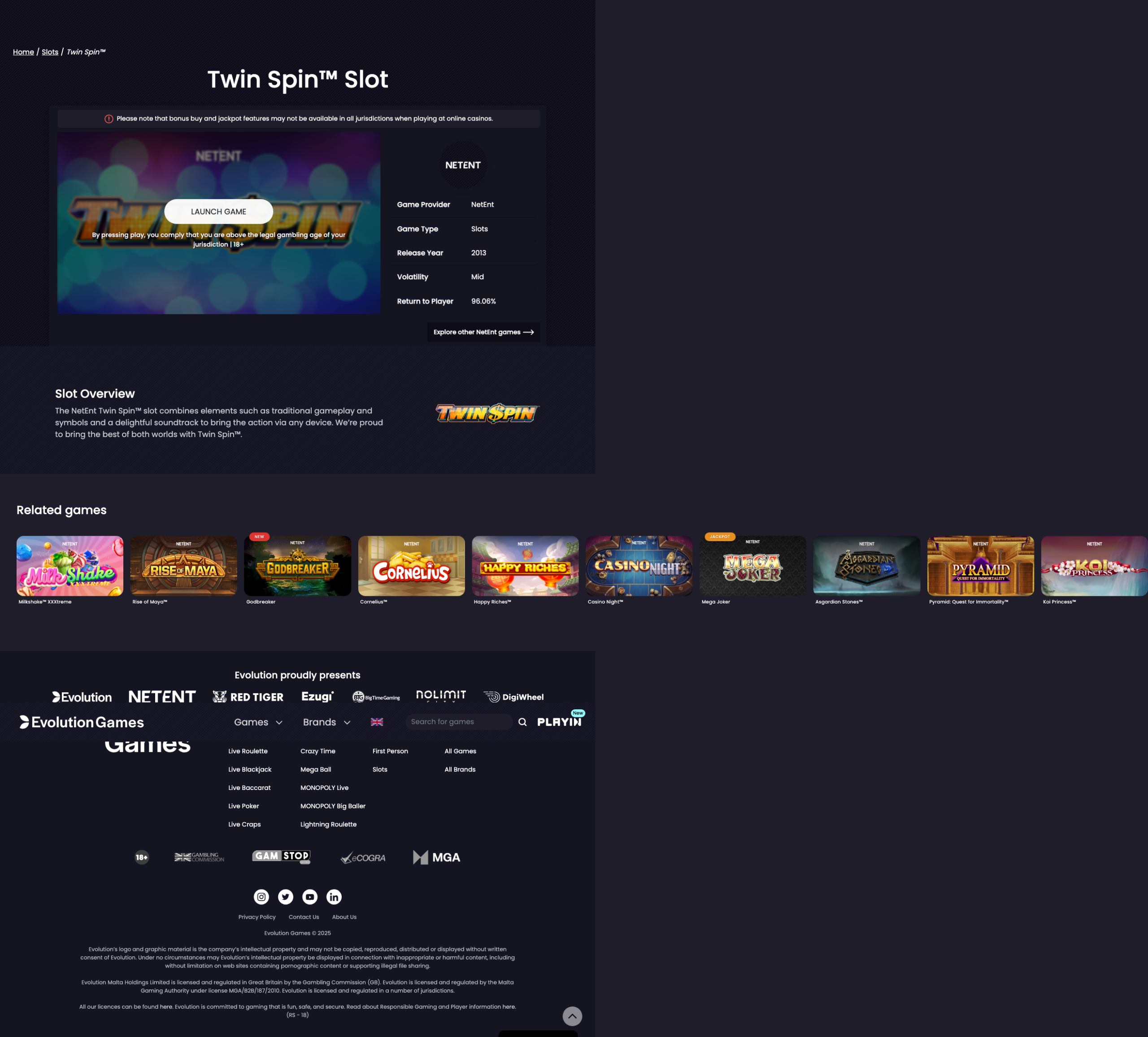 Gameplay during or after a spin