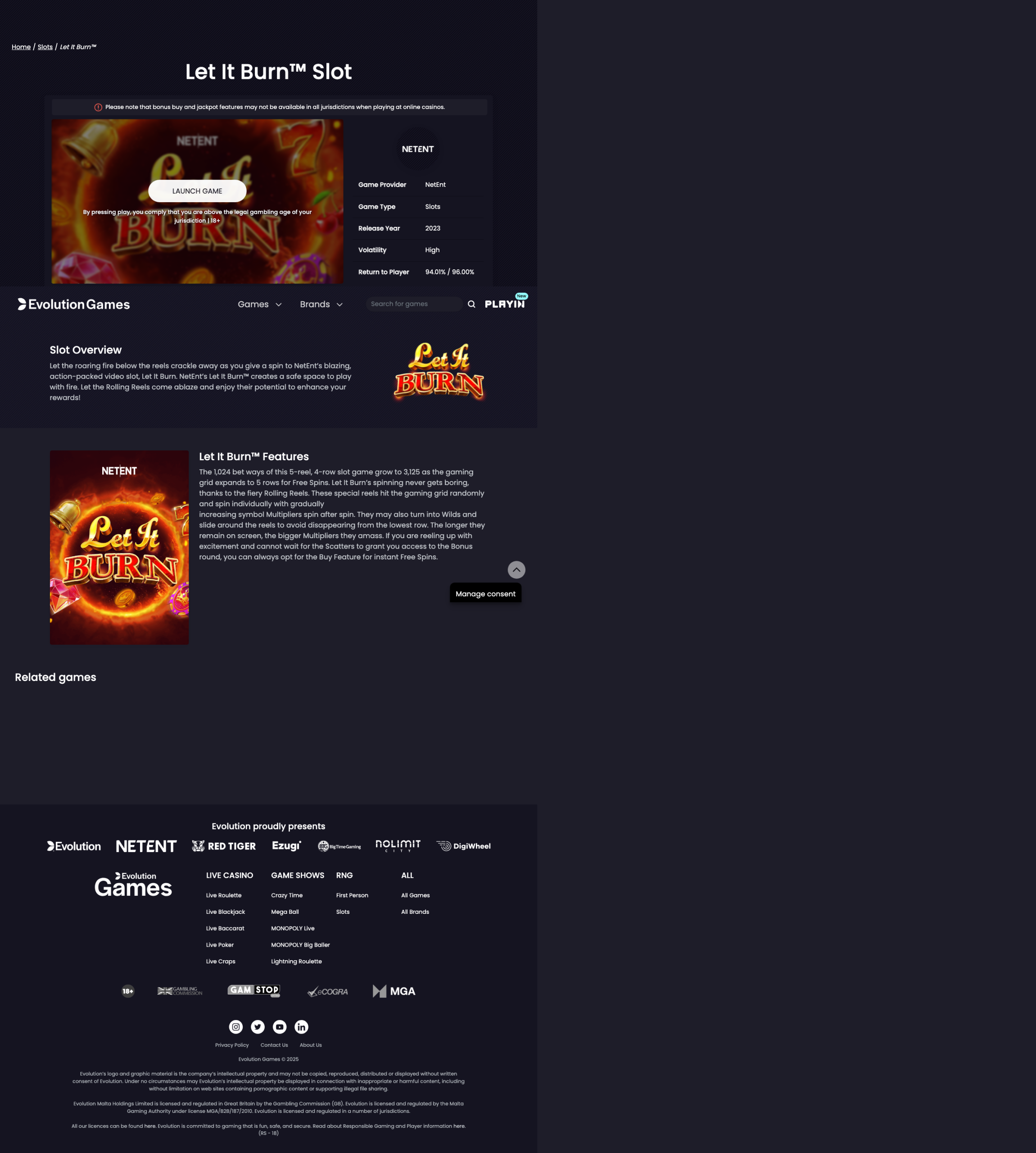 Gameplay during or after a spin